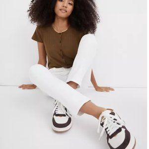 Madewell Stovepipe Jeans in Pure White Size 23 $128 MC636